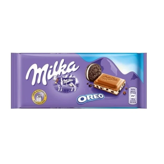 Ciocolata cu Oreo Milka 100g